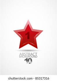Antecedentes abstractos. Estrellas de color del vector