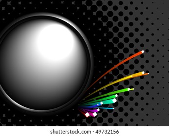 abstract background, vector, colorful 3d stripes