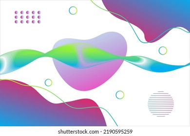 abstract background vector, colorful fluid shape template, can be used for banner background, poster, brochure and more