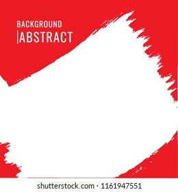 Abstract Background. Vector colorful grunge banners (brushes). red grunge brush strokes oil paint