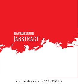 Abstract Background. Vector colorful grunge banners (brushes). red grunge brush strokes oil paint