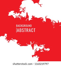 Abstract Background. Vector colorful grunge banners (brushes). red grunge brush strokes oil paint