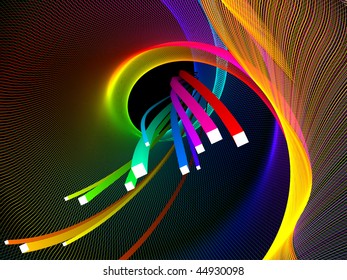 abstract background, vector, colorful  stripes