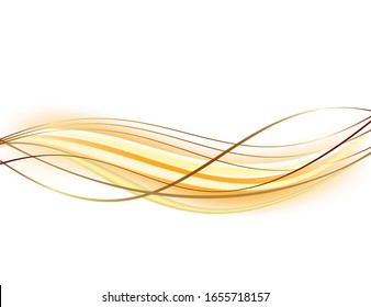 Abstract background vector curve, decoration, ornate design illustration	