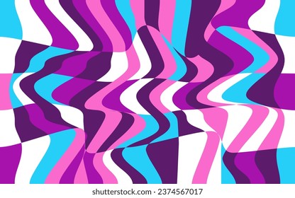 diseño de vector de fondo abstracto con un patrón de líneas onduladas aleatorias atractivo