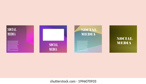 diseño de vector de fondo abstracto con degradado de color
