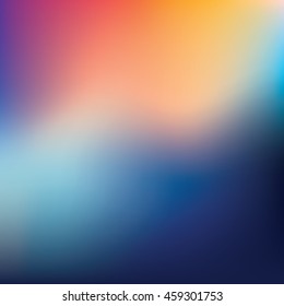 abstract background vector design, colorful blurred background, vector illustration design wallpaper,abstract blur backdrop.can be used for sunrise or sunset concept background.
