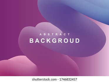 Abstract background vector design, a combination of pink, purple and blue