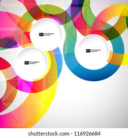 Abstract Background With Vector Design Elements.