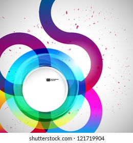 Abstract background with vector design elements.