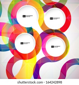 Abstract background with vector design elements.