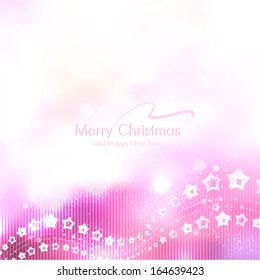 Abstract background with vector design elements (stars and sparkles).