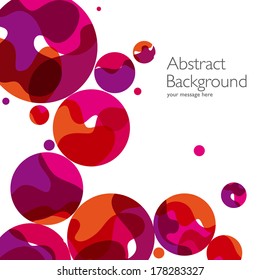 Abstract Background With Vector Design Elements. 