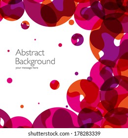Abstract background with vector design elements. 
