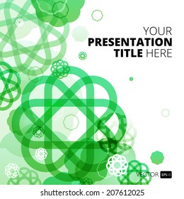 Abstract background with vector design elements.