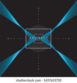 abstract background vector design with glowing list for background, banner, cover and greeting card