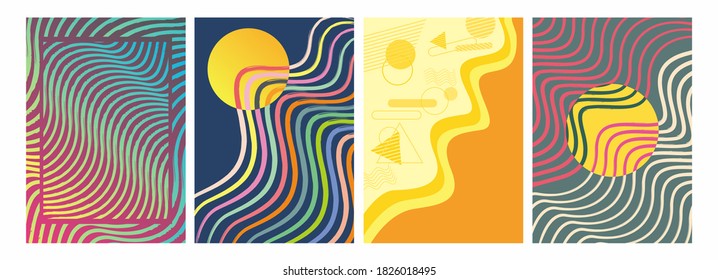 abstract background vector design illustration for cover wallpaper banner poster card template