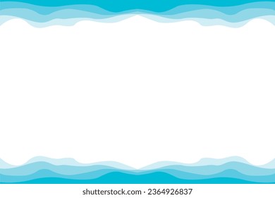 Resumen del vector de fondo. Diseñar el estilo japonés de la ola de línea de fondo azul. Impresión de diseño para ilustración, revista, portada, tarjeta, fondo, fondo de pantalla. Establecer 8