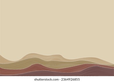 Abstract of background vector. Design japanese style of line wave of blue background. Design print for illustration, magazine, cover, card, background, wallpaper. Set 5