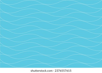 Abstract of background vector. Design japanese style of line wave white on blue background. Design print for illustration, magazine, cover, card, background, wallpaper. Set 2