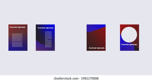 Abstract background vector design for social media promotional needs, posters and banners
