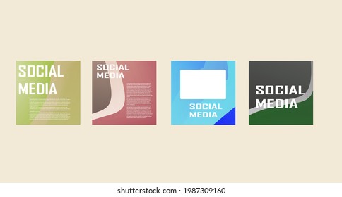 abstract background vector design for social media eps 10

