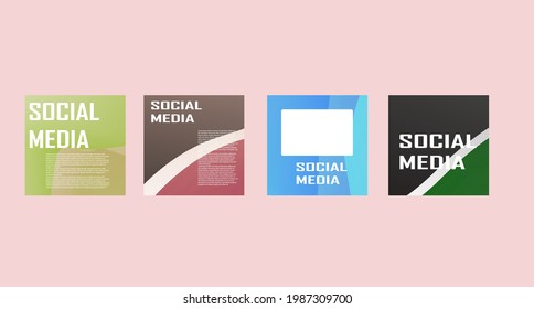 abstract background vector design for social media eps 10
