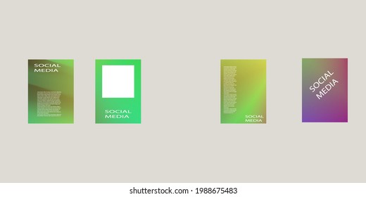 abstract background vector design for social media activities
