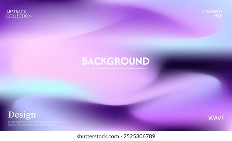 Abstract background vector design of soft pastel colors, gradient background mix of dark and light effects.