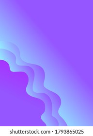 Abstract background vector design with trendy cool Fluid color and bright concept.