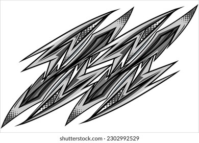 abstract background vector design with a unique line pattern and a mix of grayscale colors with effects that look attractive and cool