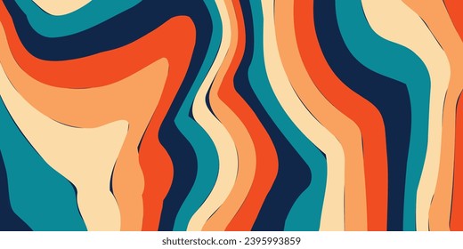 Abstract background vector design with vintage color theme.