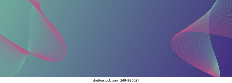 Abstract background vector with dynamic waves for business design. Futuristic technology network or wavy lines. Premium stripe texture for wedding banner, poster. Template with gradient mesh.