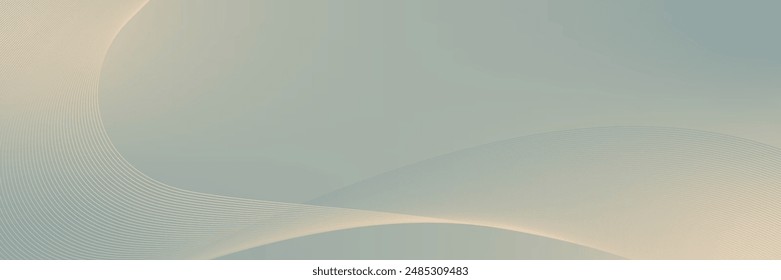 Abstract background vector with dynamic waves for business design. Futuristic technology network or wavy lines. Premium stripe texture for wedding banner, poster. Template with gradient mesh.