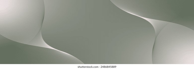 Abstract background vector with dynamic waves for business design. Futuristic technology network or wavy lines. Premium stripe texture for wedding banner, poster. Template with gradient mesh.