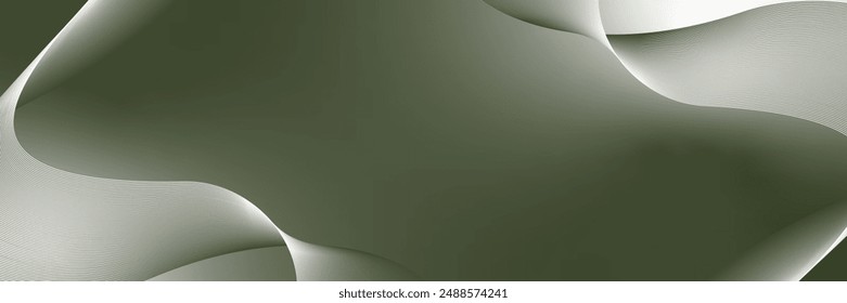 Abstract background vector with dynamic waves for business design. Futuristic technology network or wavy lines. Premium stripe texture for wedding banner, poster. Template with gradient mesh.