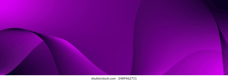 Abstract background vector with dynamic waves for business design. Futuristic technology network or wavy lines. Premium stripe texture for wedding banner, poster. Template with gradient mesh.