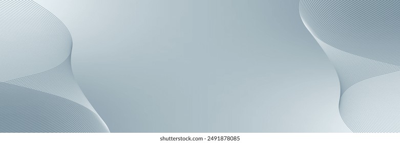Abstract background vector with dynamic waves for business design. Futuristic technology network or wavy lines. Premium stripe texture for wedding banner, poster. Template with gradient mesh.