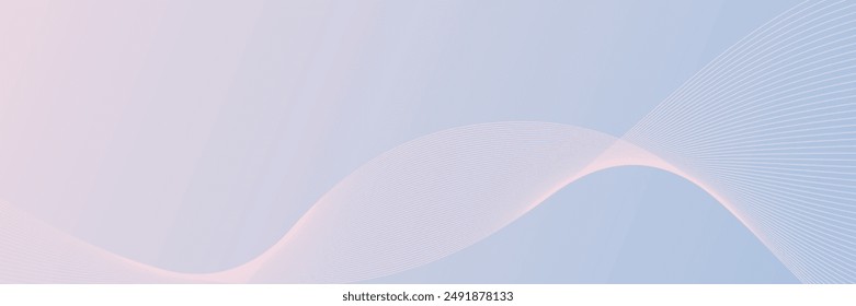 Abstract background vector with dynamic waves for business design. Futuristic technology network or wavy lines. Premium stripe texture for wedding banner, poster. Template with gradient mesh.