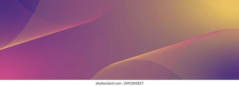 Abstract background vector with dynamic waves for business design. Futuristic technology network or wavy lines. Premium stripe texture for wedding banner, poster. Template with gradient mesh.