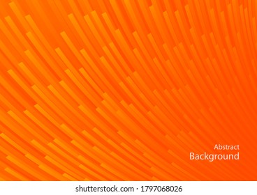 Abstract Minimal Orange Background Geometric Panel Stock Vector ...