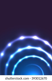 Abstract Background. Vector. Eps10. Neon Light.