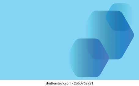 Vetor de fundo abstrato com formas hexágono geométricas com transições de gradiente suaves.