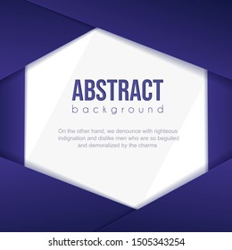 Abstract background. Vector geometric illustration. Graphic minimal flat design. Business banner.