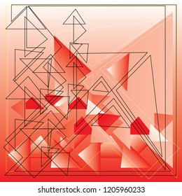 Abstract background vector. Abstract geometric texture