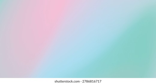 Abstract background vector gradient color pink and greem pastel color. Minimalist design illustration Eps 10.
