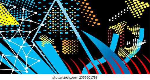 ABSTRACT BACKGROUND VECTOR GRAPHIC DESIGN DECORATION  SHAPE AND PATTERN 