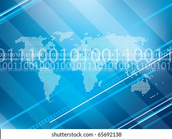 abstract background vector graphics created with technology