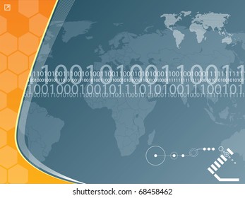 abstract background vector graphics created with technology