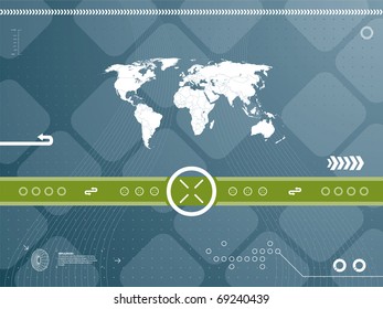 abstract background vector graphics created with technology